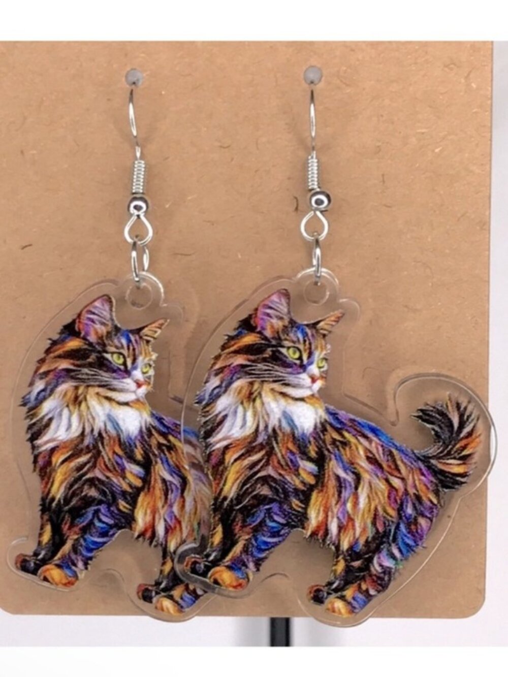 Colorful Cat Earrings Fashion Jewelry Fashion Jewelry